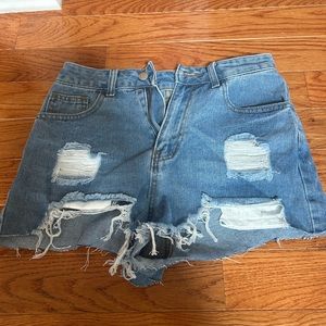 Dark Wash Jean Shorts